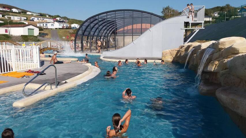 Camping De La Falaise A Equihen Plage Bagian luar foto