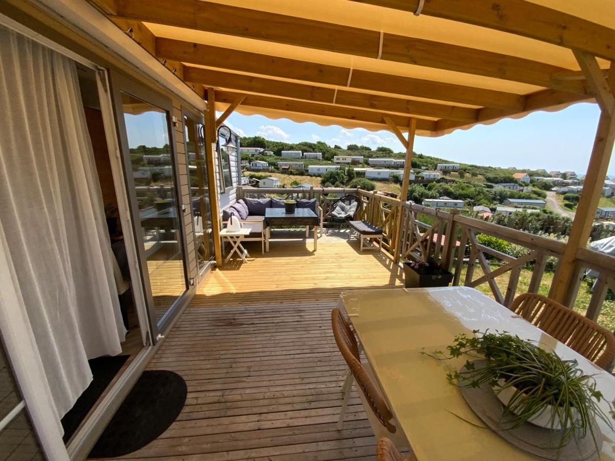 Camping De La Falaise A Equihen Plage Bagian luar foto