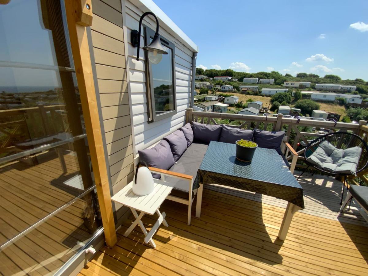 Camping De La Falaise A Equihen Plage Bagian luar foto