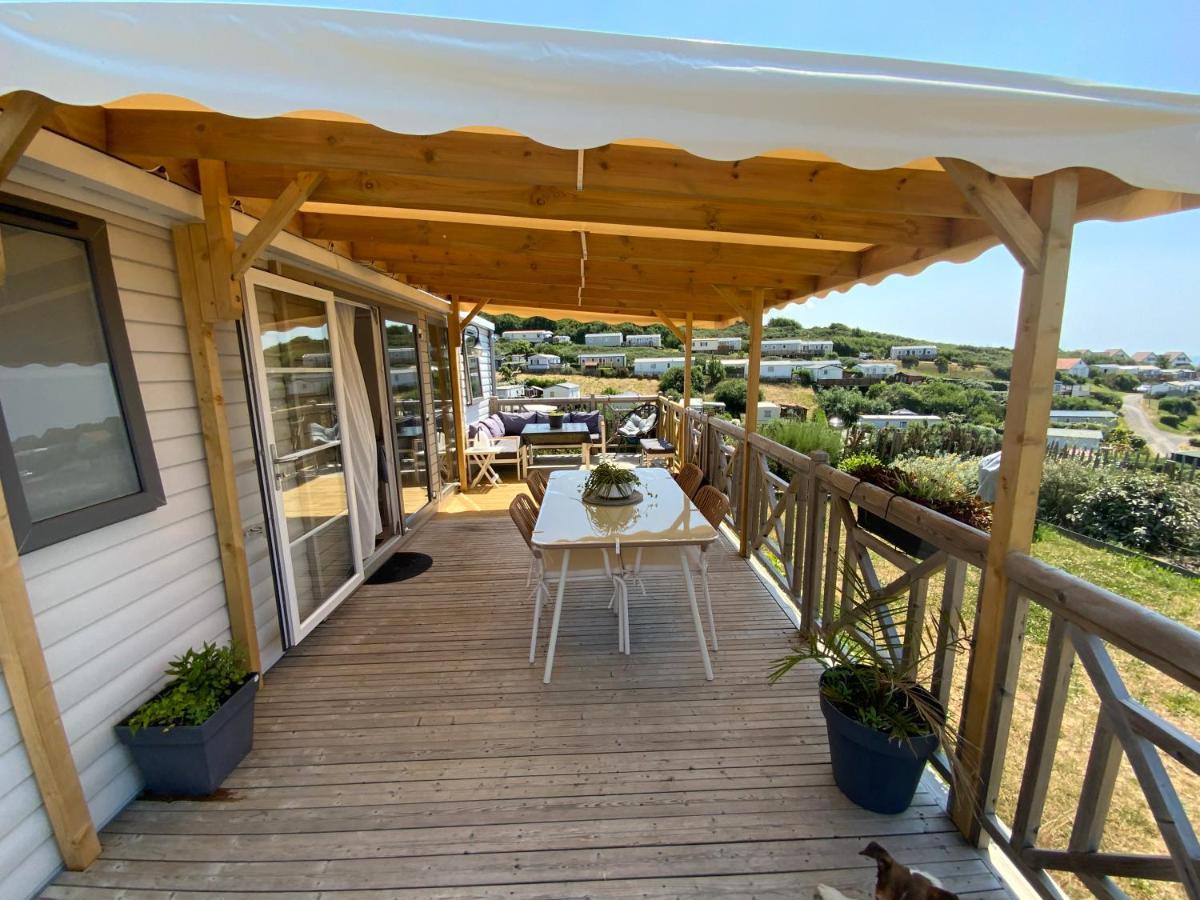 Camping De La Falaise A Equihen Plage Bagian luar foto