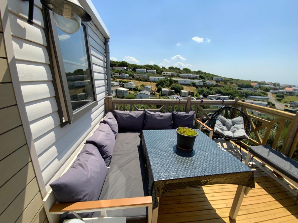Camping De La Falaise A Equihen Plage Bagian luar foto