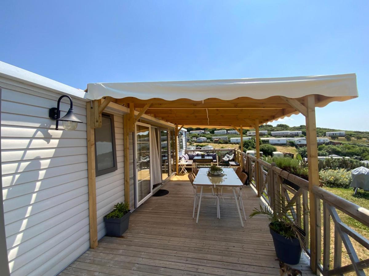 Camping De La Falaise A Equihen Plage Bagian luar foto