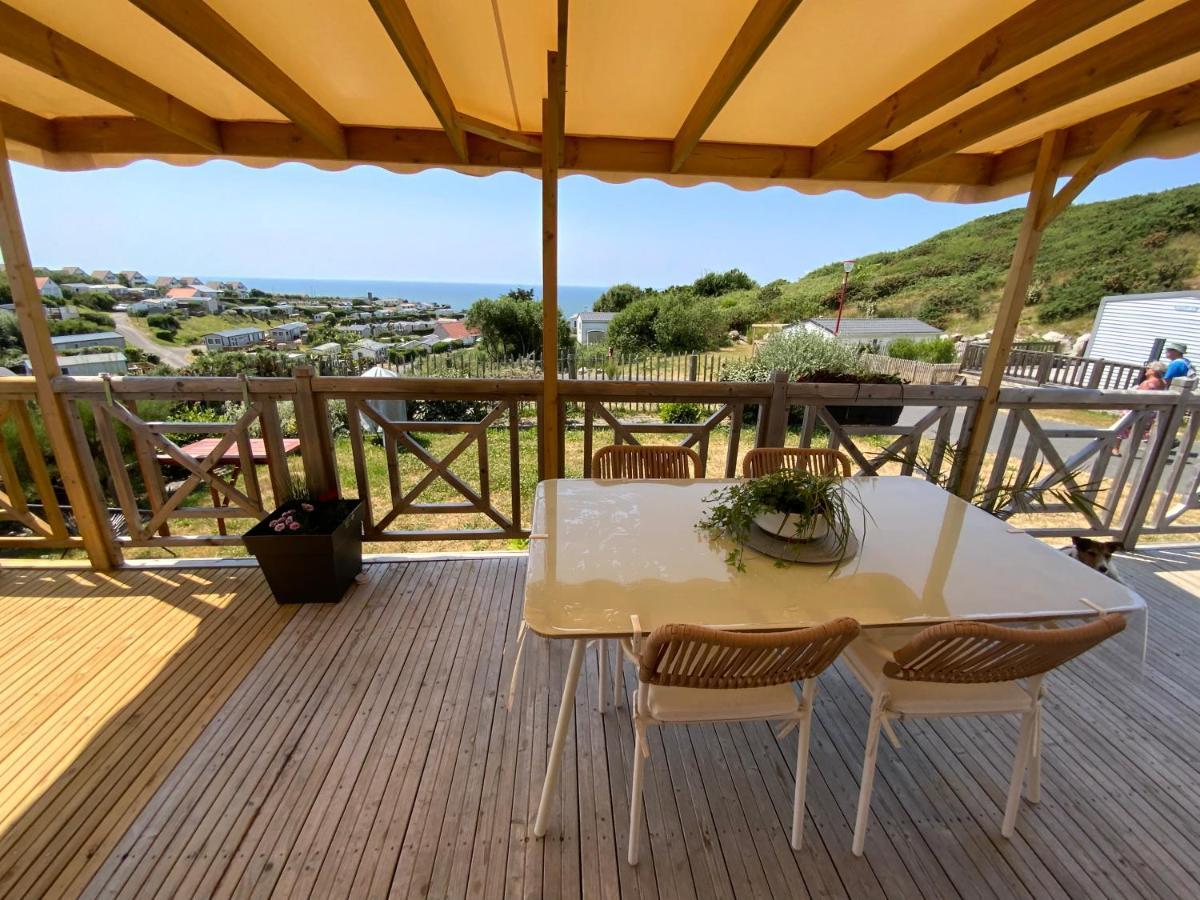 Camping De La Falaise A Equihen Plage Bagian luar foto